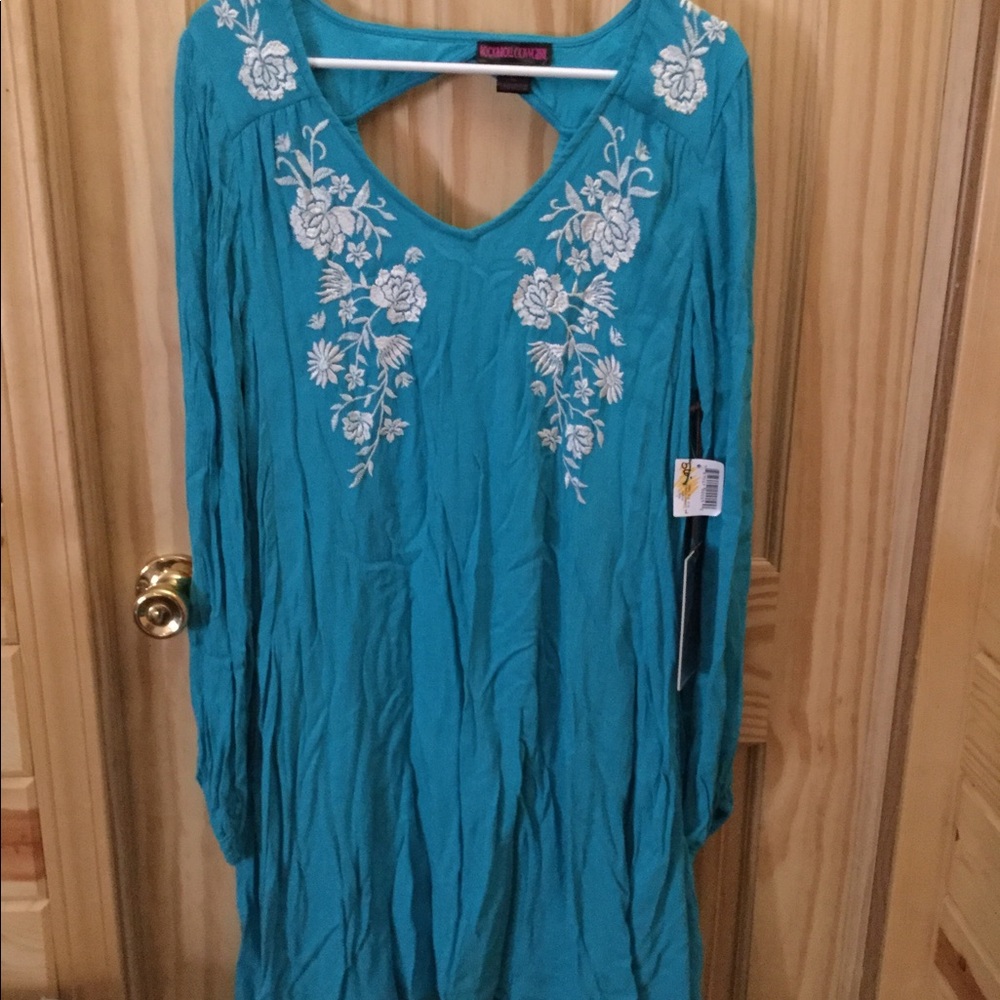 Rock& roll cowgirl dress with keyhole